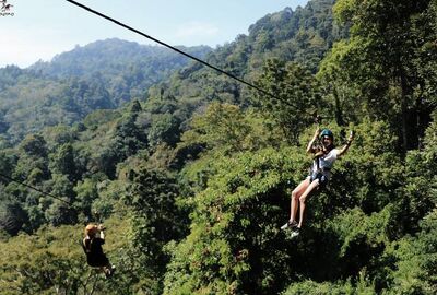 YAGMUR ORMANLARINDA ZIPLINE