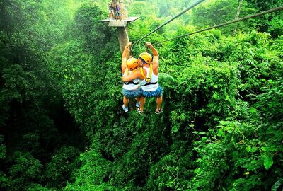 YAGMUR ORMANLARINDA ZIPLINE